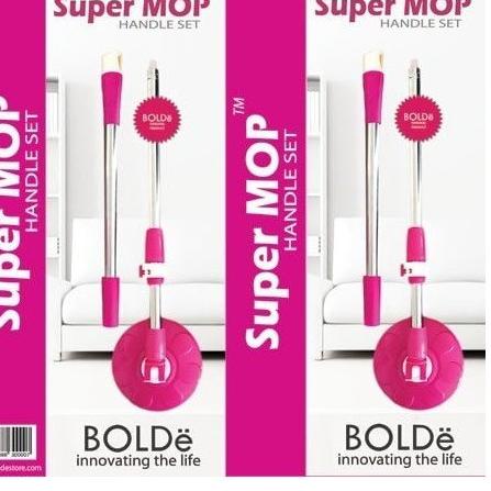 Produk Terbaik--SUPERMOP HANDLE SET BOLDE ORIGINAL GAGANG KEPALA MOP SUPER MOP BOLDE MURAH 1.050gr