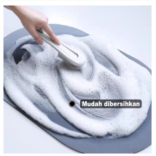 PROMO KESET KAMAR MANDI ANTI SLIP DIATOMITE Uk 3.8MM  Keset Alas kaki kamar Mandi Nyerap Air Anti Bakteri ANTI BAU-TERMURAH