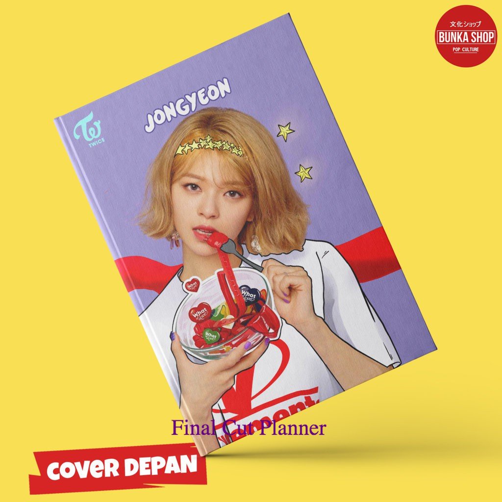 

Note Book Musik Korea Kpop Twice Jongyeon Hardcover A5 Buku Tulis Catatan Murah .