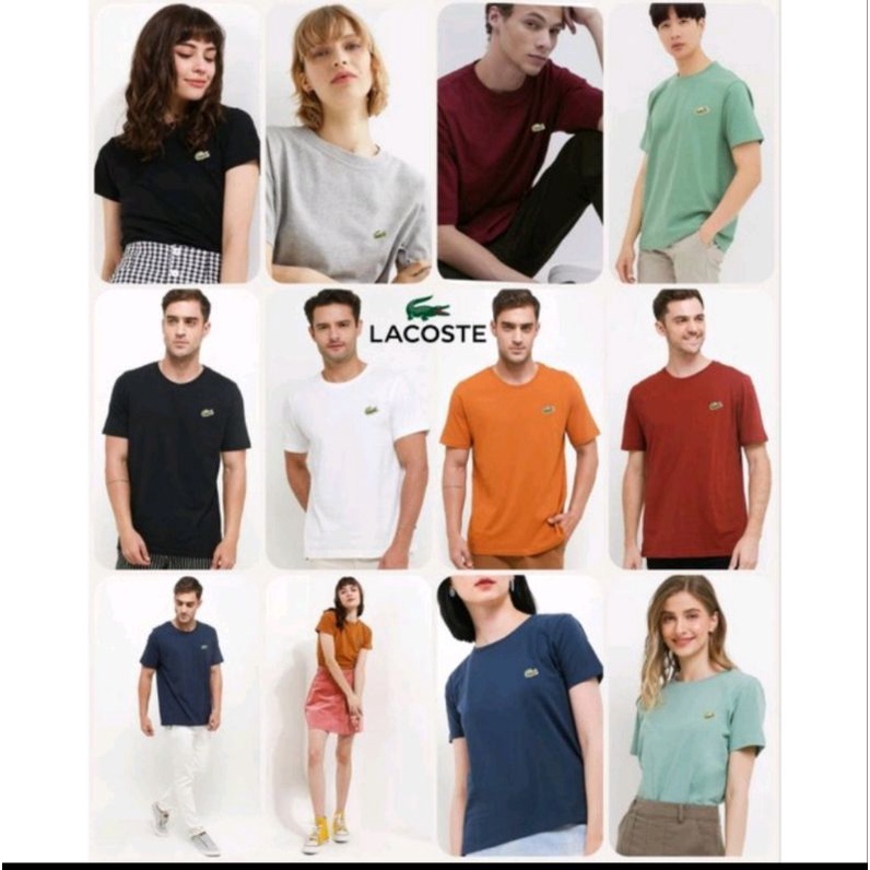 KAOS LENGAN PENDEK IMPORT LACOSTE