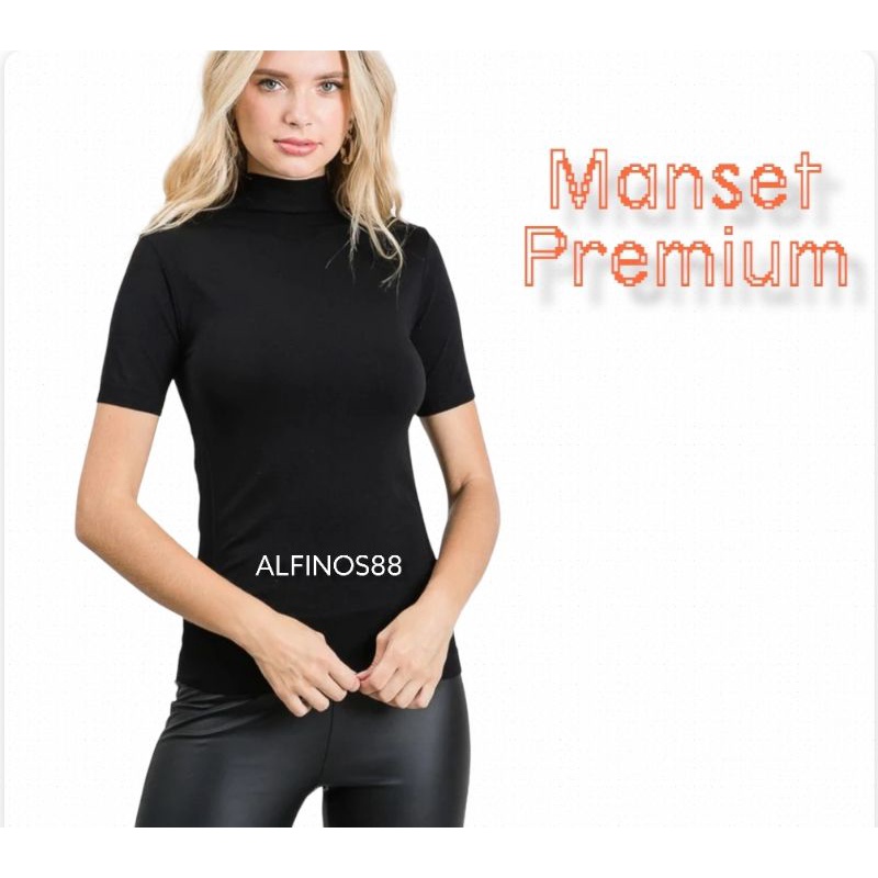 Manset Pendek | Manset Kaos Premium | Manset Lengan Pendek Wanita