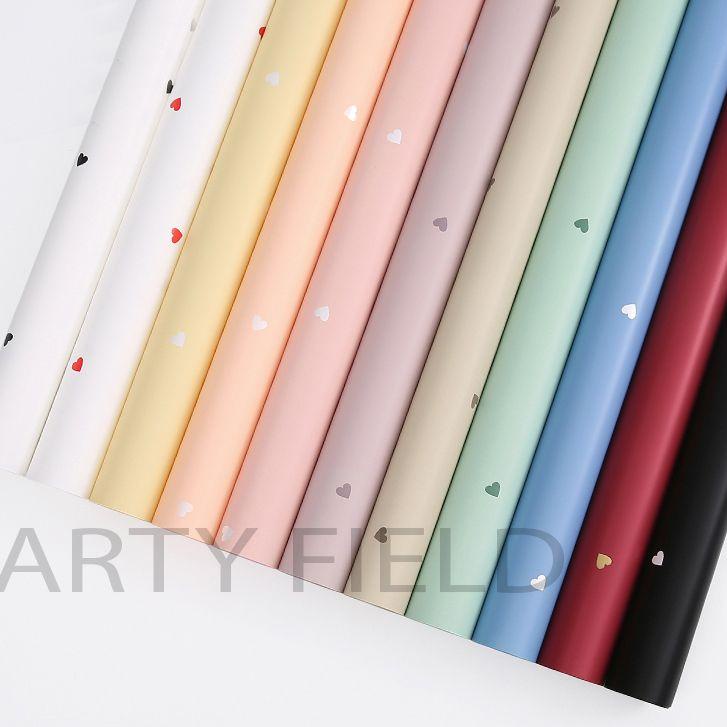 

Berkualitas! 1PAK/20PCS XXY 015HEART kertas bunga / flower wrapping paper . . . . .