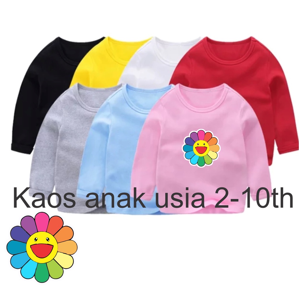 KAOS ANAK PREMIUM LENGAN PANJANG DISTRO MATAHARI