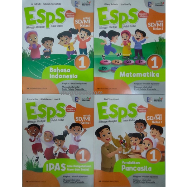 ESPS KURIKULUM MERDEKA KELAS 1 ERLANGGA