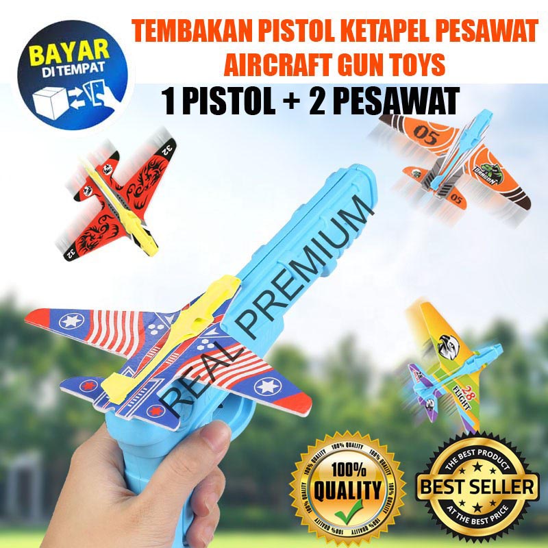 Jual Mainan Anak Tembakan Pistol Pesawat Terbang Air Battle Zm Shopee Indonesia