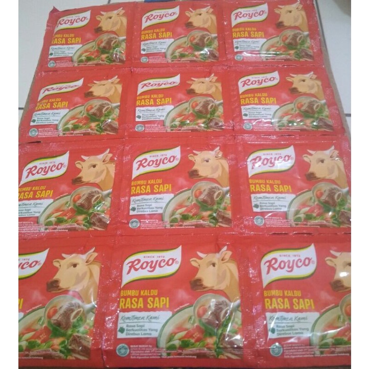 

1 renceng royco penyedap rasa isi 12 sachet