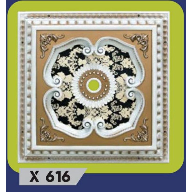 VICON LAMPU ORNAMEN 60CM / ORNAMEN LAMPU / ORNAMEN PLAFON PVC / ORNAMEN LAMPU BESAR / LAMPU ORNAMEN 