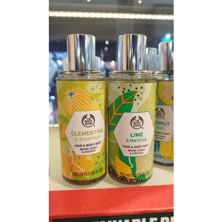 the body shop hair and body mist