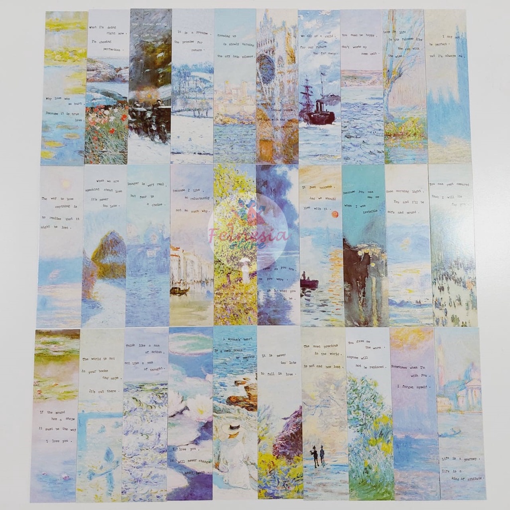 

Pembatas Buku / Bookmark Aesthetic Quotes 2