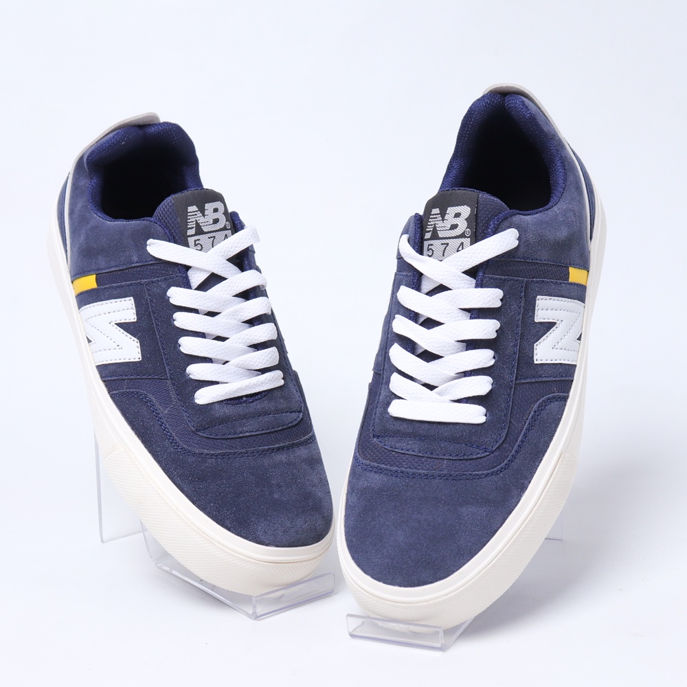 SEPATU PRIA SKATEBOARDING SNEAKERS CASUAL KETS SPORT PREMIUM IMPORT BNIB NAVY
