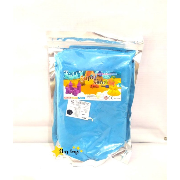 Mainan pasir ajaib magic sand pasir kemasan 1kg