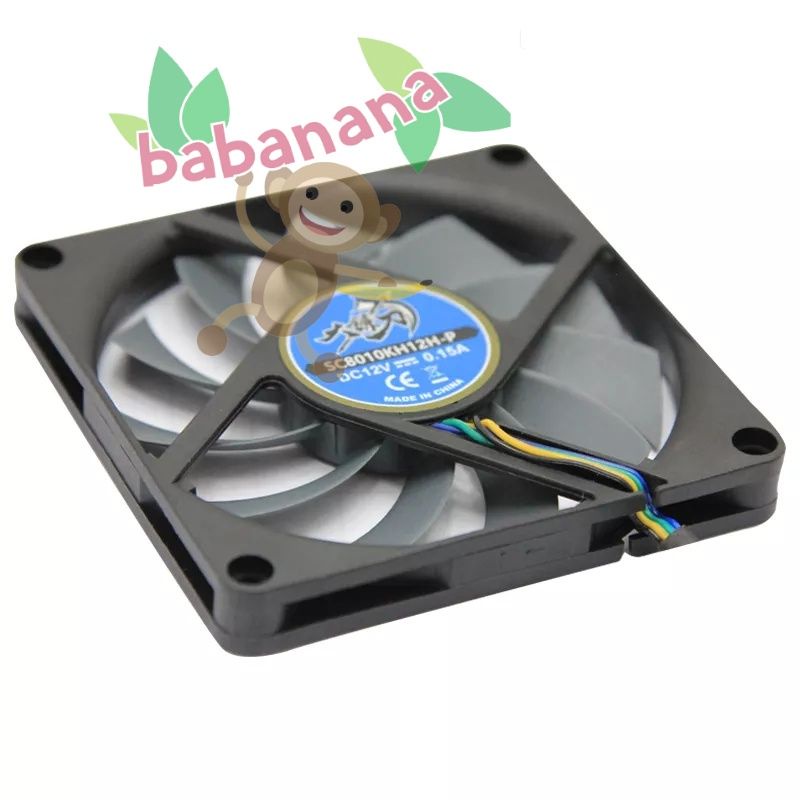 Fan Scythe Kaze Hachi 3000rpm 80x80x10mm pwm kipas casing mining pc