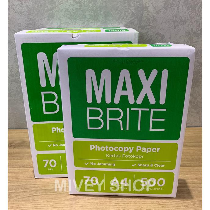 

SALE Kertas HVS Maxi Brite A4 70gr