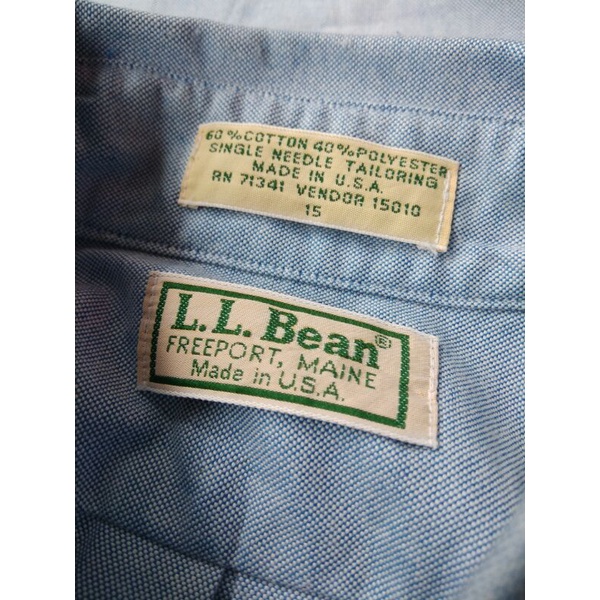 Vintage 90s LL Bean Single Needle Work Shirt