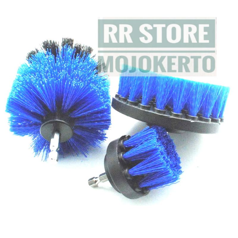 Sikat Bor Elektrik Power Cleaning Head 3 PCS