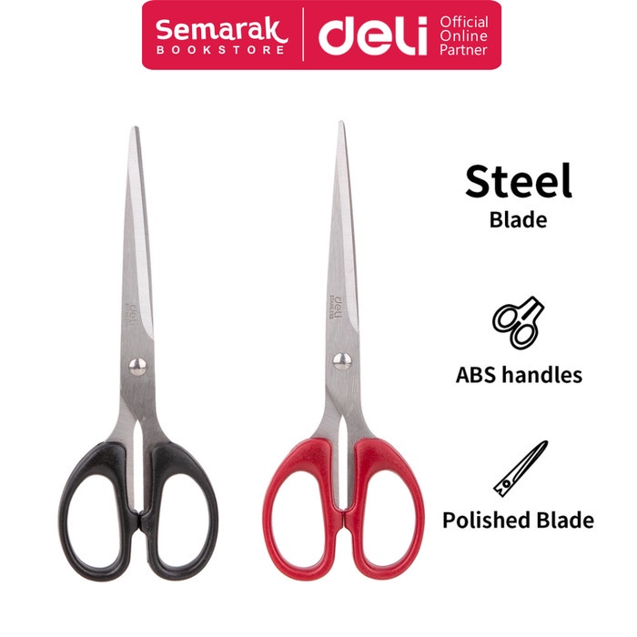 

Kusus Hari Ini Deli 6009 Scissors Clasic Gunting Stainless Steel Sedang - Red / Black Diskon
