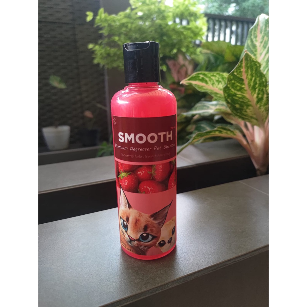 Shampoo Kucing Smooth 60gr Greentea Jasmine Strawberry