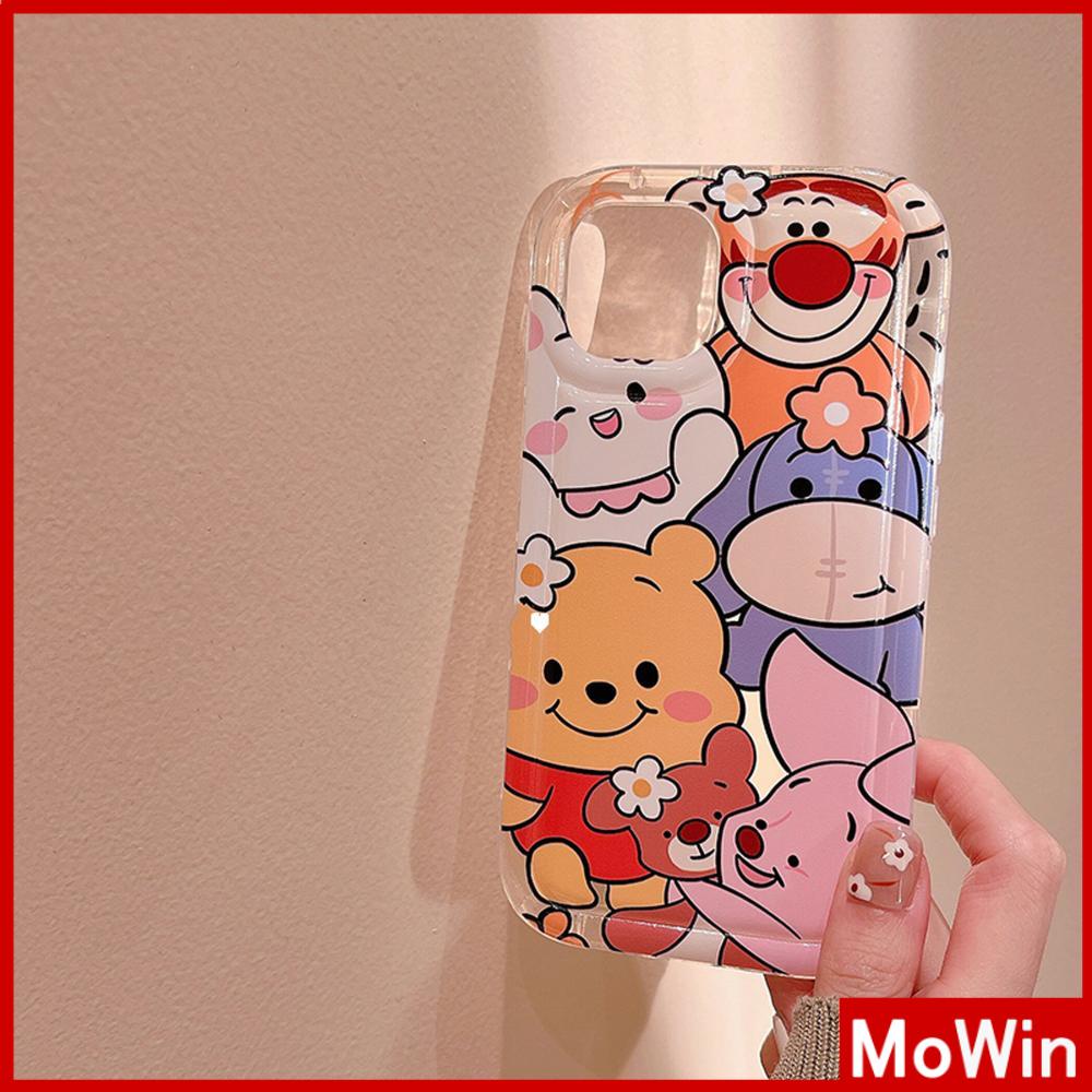 For iPhone 14 Pro Max iPhone Case Soft Case TPU Clear Case Airbag Shockproof Protection Camera Cartoon Cute Compatible For iPhone 13 Pro Max 12 Pro Max 11 Pro Max 7plus XR xs max