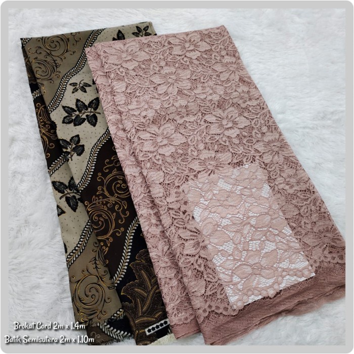 Couple Batik Set Brukat Cord & Batik Semisutera