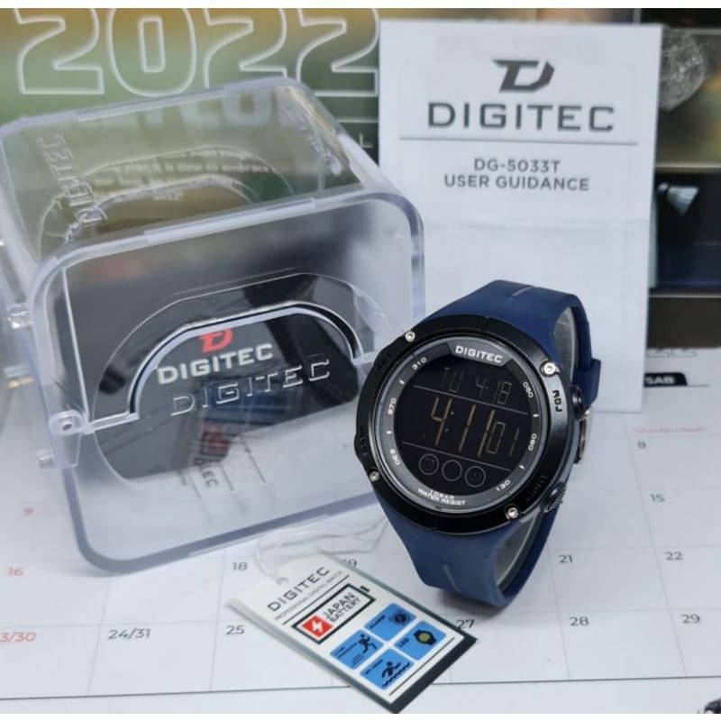 DG 5033 ORIGINAL WATERPROOF JAM TANGAN DIGITEC KASUAL BISA COD PRIA