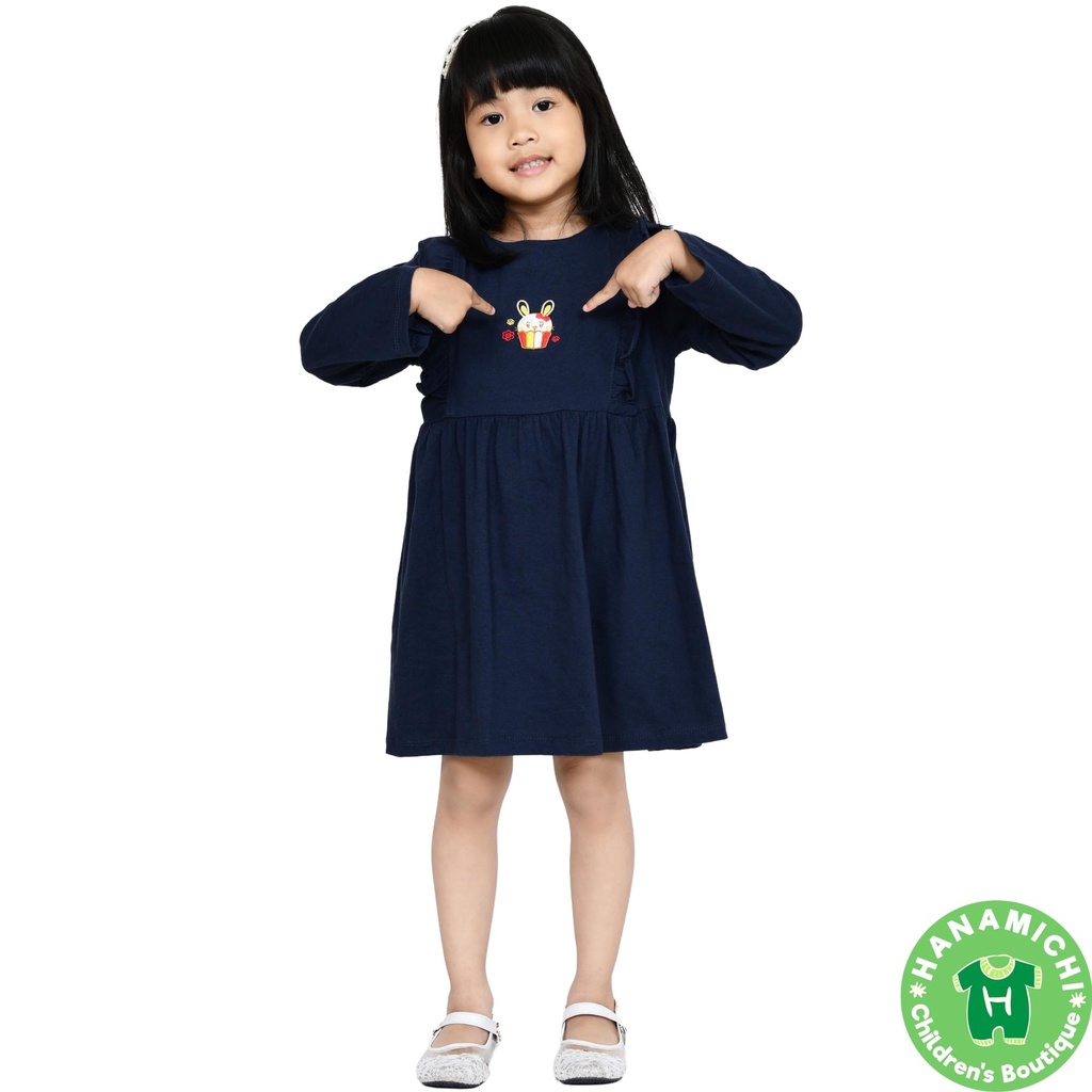 Hanamichi OLIN Dress Anak Premium Lengan Panjang Balita