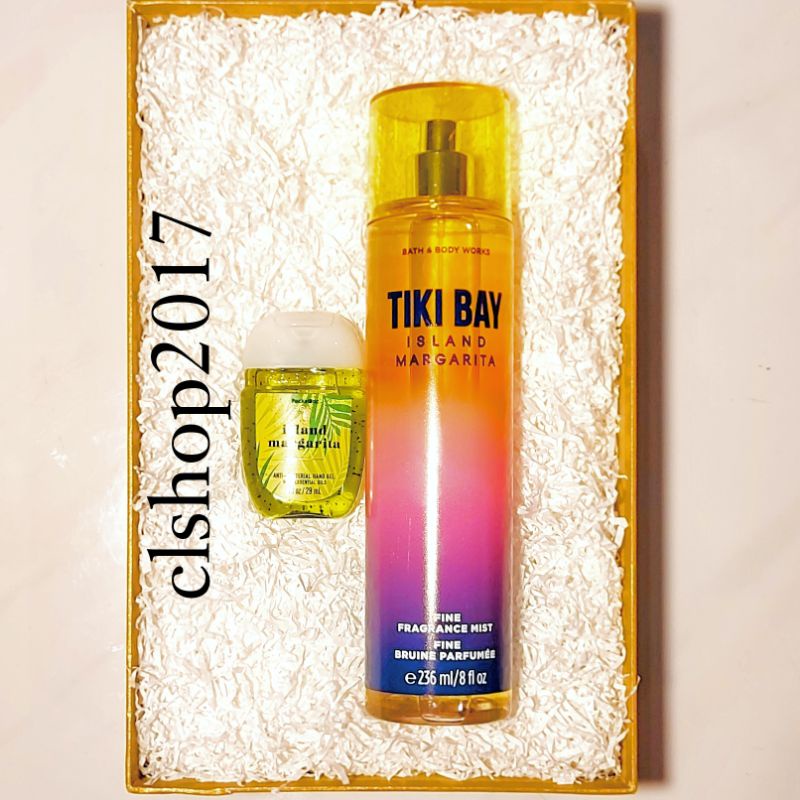 BBW TIKI BAY ISLAND MARGARITA GIFT SET PAKET BATH &amp; BODY WORKS