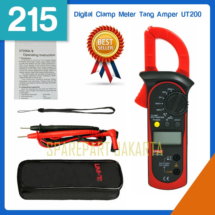 Digital Clamp Meter / Tang Ampere UNI-T UT200