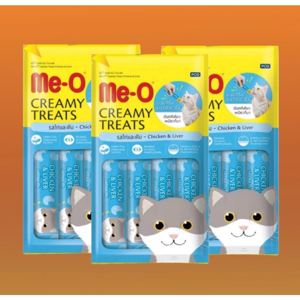 MEO CREAMY TREATS SNACK KUCING 15Gr ECER