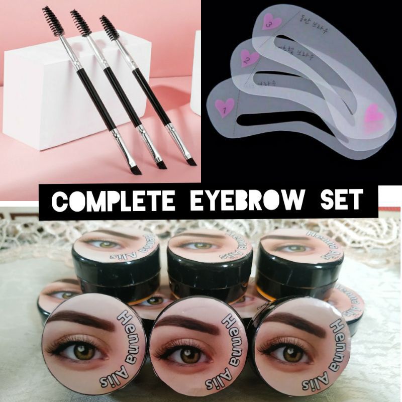 [ORI HENNA ARAB]HEENA ALIS-HENA ALIS WATERPROF-Henna Alis Halal|Henna Alis 1Set|Anti Air Original