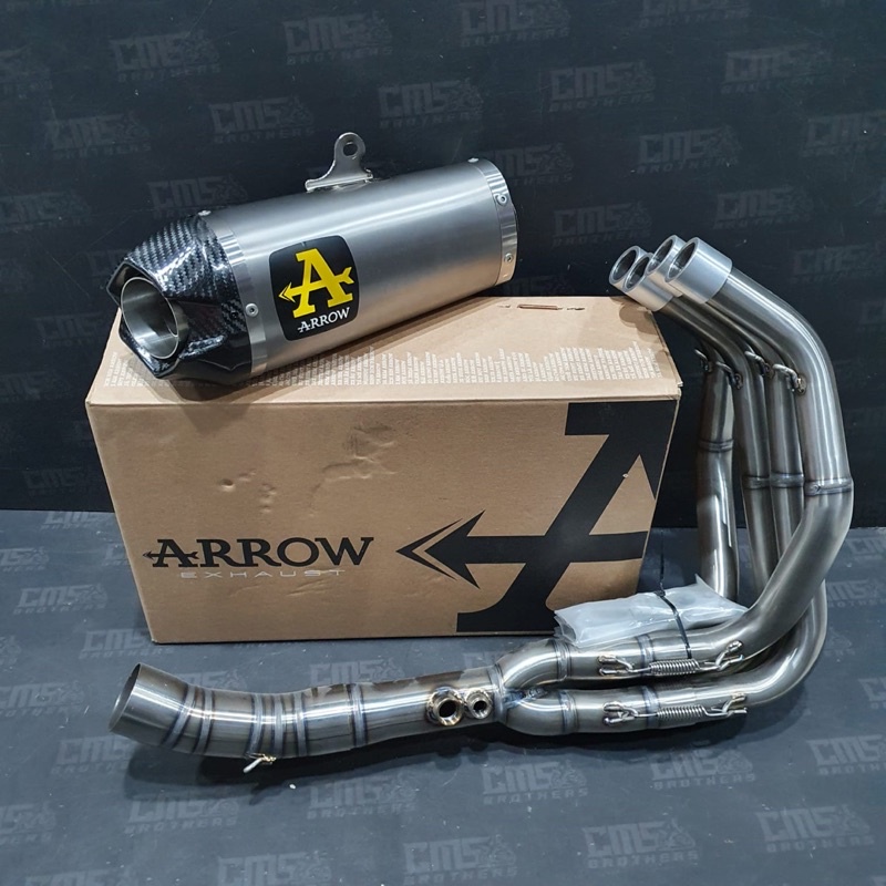 Knalpot Arrow Works Underbelly Full Titanium Kawasaki ZX25R Zx 25