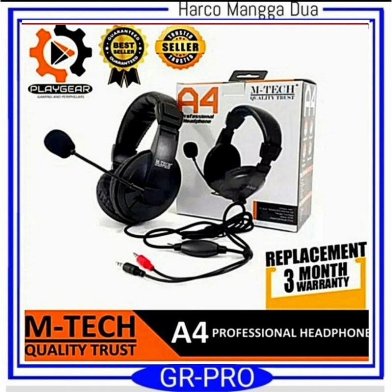 Headset m tech original A4