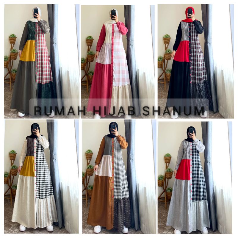 SYAINA BY S-MUT BY SEMUT GAMIS MOTIF GAMIA POLOS TERBARU GAMIS JUMBO GAMIS DRESS REMAJA GAMIS BRANDE