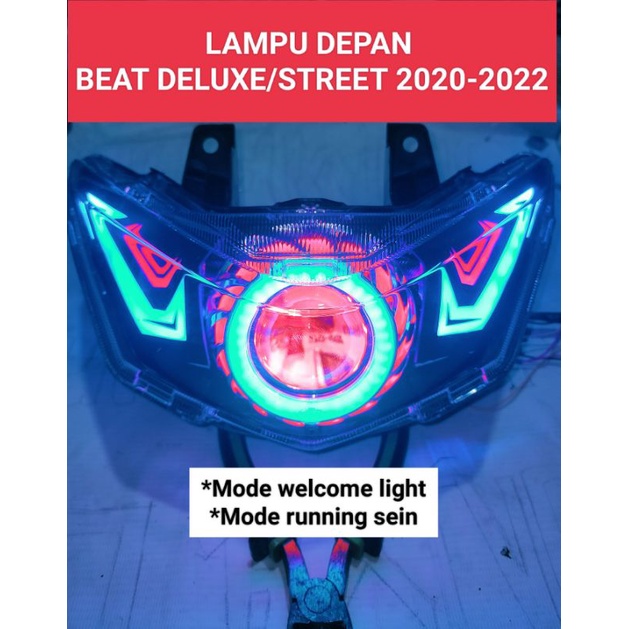 reflektor lampu depan beat deluxe/street 2020-2022