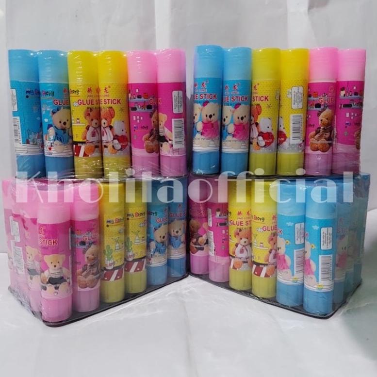 

FLASH SALE LEM GLUE STICK KECIL ISI 24 PCS 3885 ➱