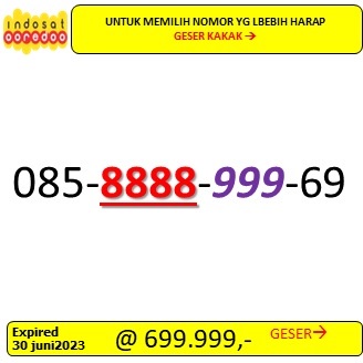 NOMOR INDOSAT LANGKA JARANG ADA