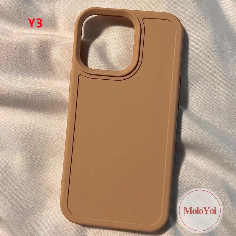 Soft Case Pelindung Penuh Warna Macaron Matte Polos Untuk iPhone 7 8 Plus 14 13 11 12 Pro MAX 11 7plus XR 8plus X XS MAX