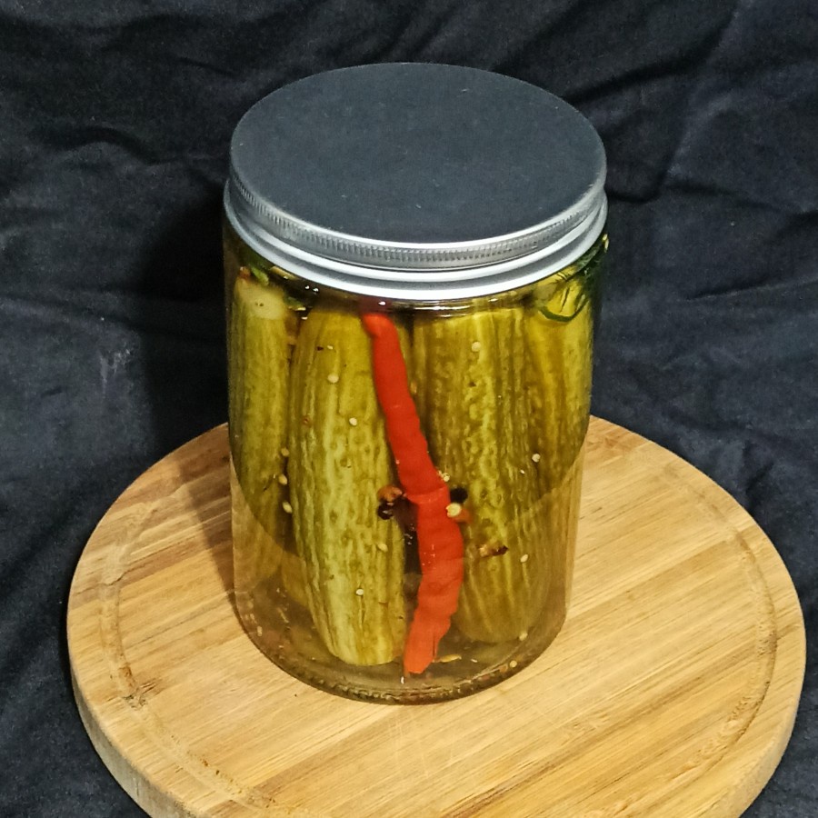 Acar mentimun/Pickled gherkin/Ogurchi (Russian) 750gr