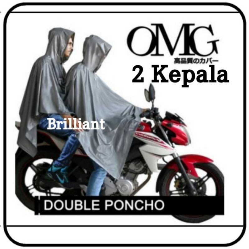 Jas Hujan OMG - Poncho / Poncho + Lengan / Poncho 2 Kepala / Jaket + Celana