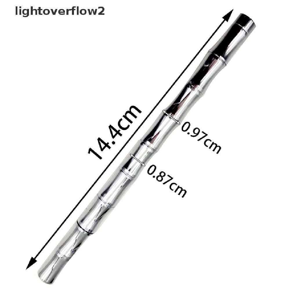 (lightoverflow2) 1pc Pulpen Bentuk Bambu Bahan Kuningan Untuk Sekolah / Kantor