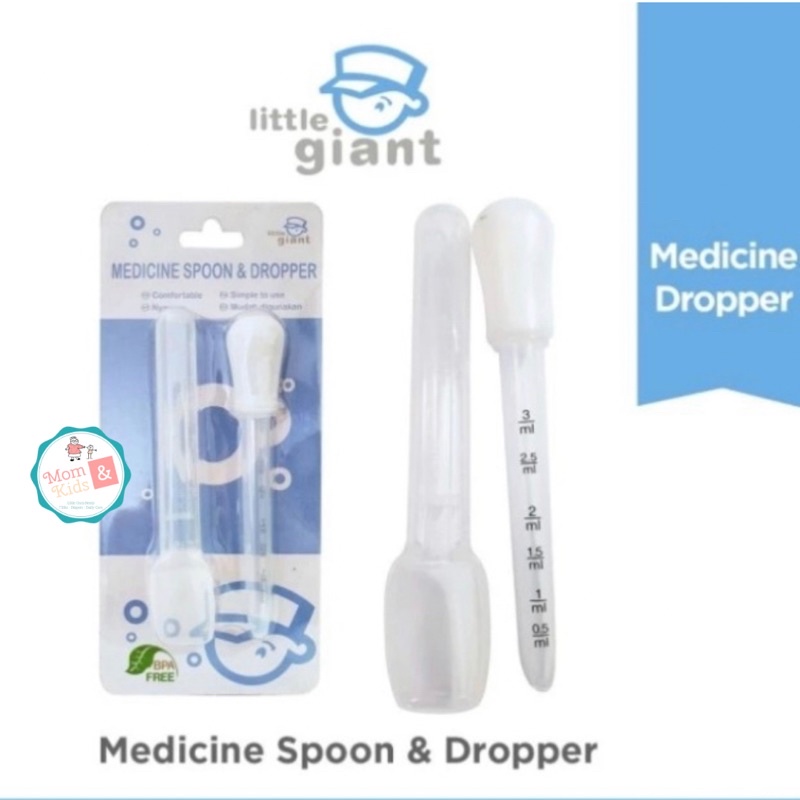 Little Giant Medicine Spoon &amp; Dropper | Sendok Pipet Obat
