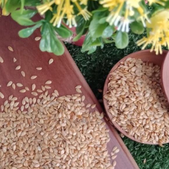 

art1x1Wl--Organic Golden Flax Seeds 250 gr Certified NASAA Australia