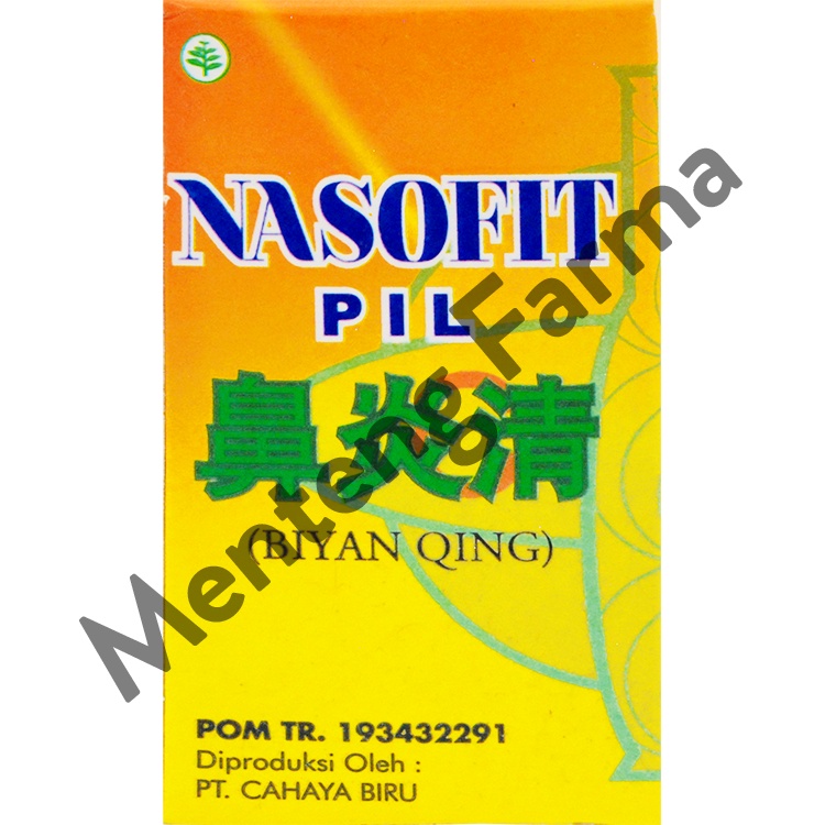 Nasofit Pil (Biyan Qing) - Pereda Selesma Pilek dan Hidung Tersumbat