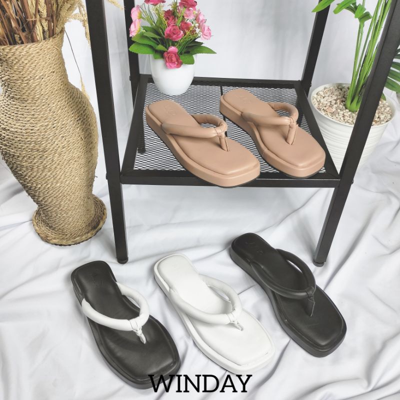 Winday Alula - Sandal Wanita Platform Jepit