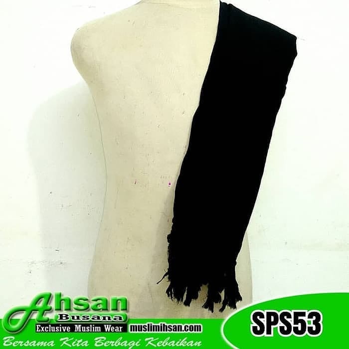 Sorban Sorban Polos Hitam(Z7D6) Sorban Terompah Sorban Yaman Sorban Polos ORIGINAL Sorban Hitam Sorb