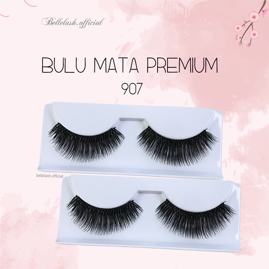 907 Bulu Mata Palsu Handmade Natural False Eyelash Eye Lashes Premium Series