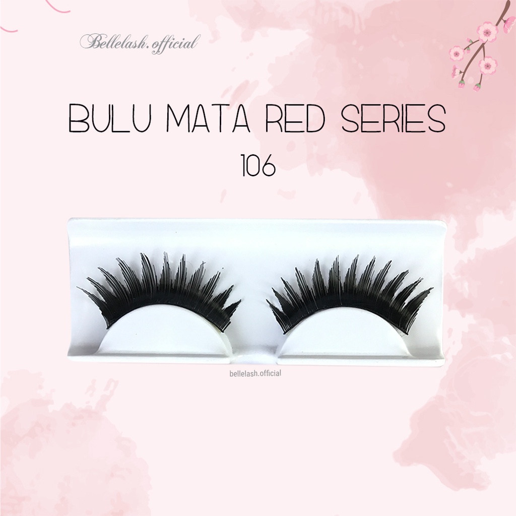 106 Bulu Mata Palsu Handmade Natural False Eyelash Eye Lashes