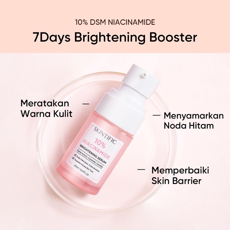 SKINTIFIC 10% NIACINAMIDE BRIGHTENING SERUM 20ML