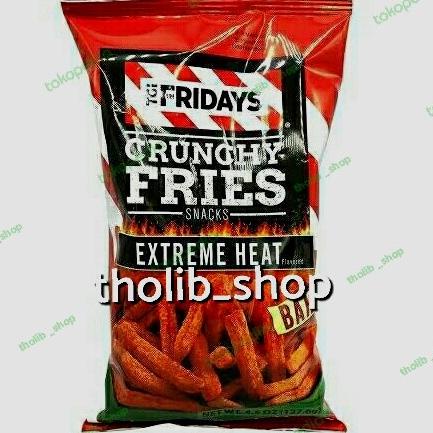 

Tgi Fridays Crunchy Fries Snack Extreme Heat 127.6 Gram Terlaris