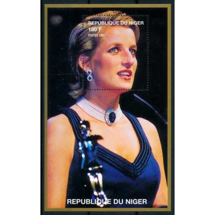 

Cantik Perangko Niger 1997 - Princess Of Wales Diana - Ss - Mint - 6 Terlaris