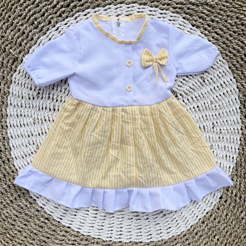 Baju Bayi Baju Bayi Perempuan Dress Bayi Rok Bayi Baju Lucu Bayi Perempuan Baju Bayi Murah Baju Bayi Kekinian Baju Bayi Lengan Pendek Gamis Bayi DNW BABY